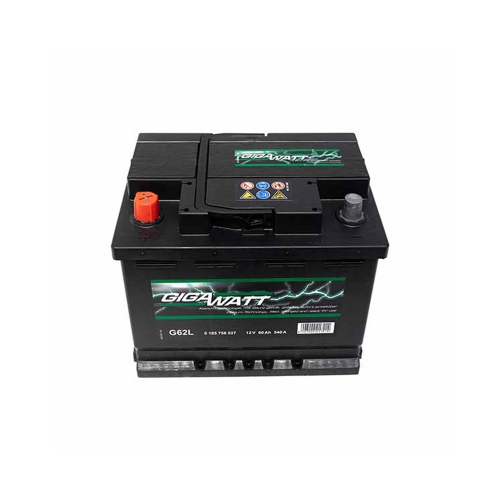 Стартов Акумулатор GIGAWATT G62L 12V 60Ah 540A