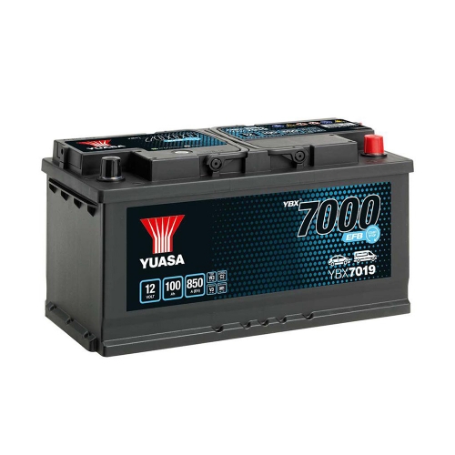 Стартов Акумулатор YUASA YBX7019 Start-Stop Plus EFB 12V 100Ah 850A