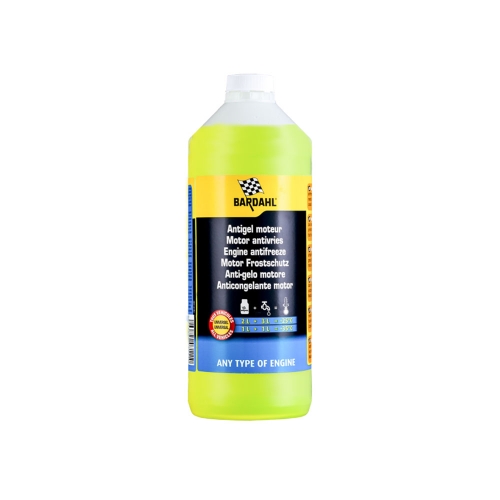 Жълт Антифриз, BARDAHL Universal Coolant, Type D, Концентрат, 1 литър