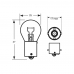 Крушка HELLA, P21W, 12V, 21W, BA15s, МИГАЧИ