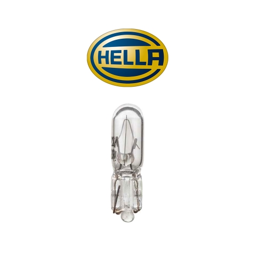 Крушка HELLA, 12V, 1.2W, W2x4.6d, СВЕТЛИНИ ТАБЛО