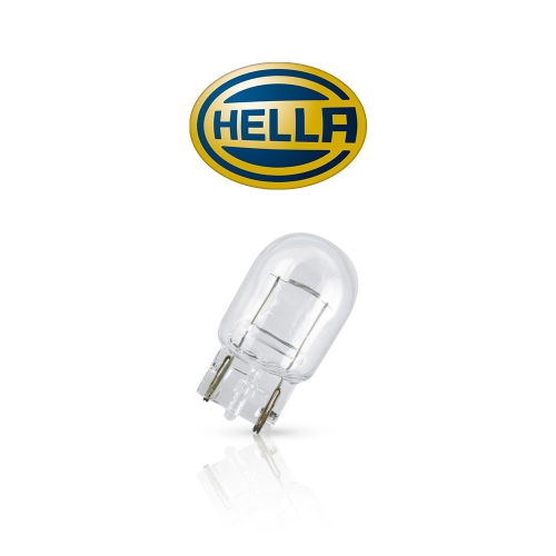 Крушка HELLA, W21W, 12V, 21W, ДНЕВНИ СВЕТЛИНИ