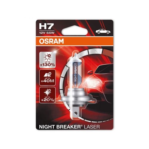 Крушка OSRAM, H7, 12V, 55W, PX26d, NIGHT BREAKER LASER
