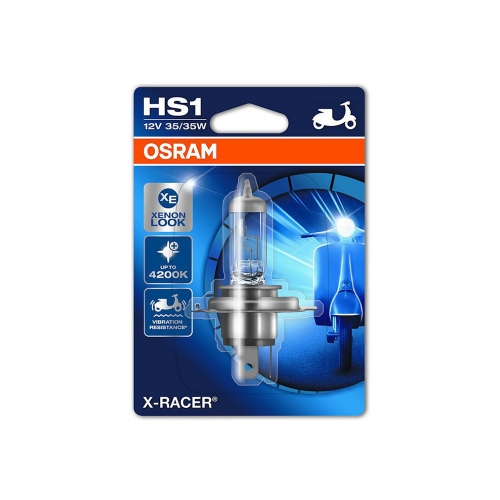 Крушка OSRAM, HS1, 12V, 35W, PX43T, X-RACER, VIBRATION RESISTANCE, МОТОЦИКЛЕТ