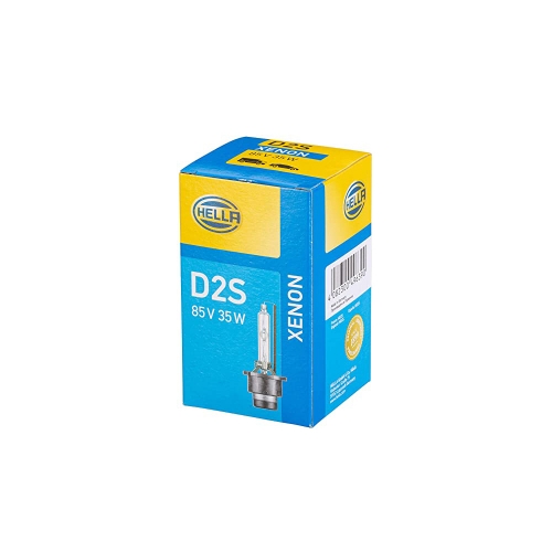 Крушка D2S, HELLA, XENON, 85V, 35W, P32d-2, 4300K, ОСНОВНИ СВЕТЛИНИ, 1 брой