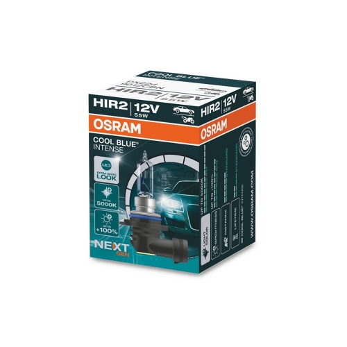Крушка OSRAM, HIR2, COOL BLUE INTENSE, Next Gen, 12V, 55W, PX22d, 1 брой, Най-ниска Цена в България