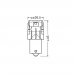 LED Крушка OSRAM, P21W, 12V, 1.3W, BA15s, Amber, LEDRIVING SL, Блистер, 2 броя